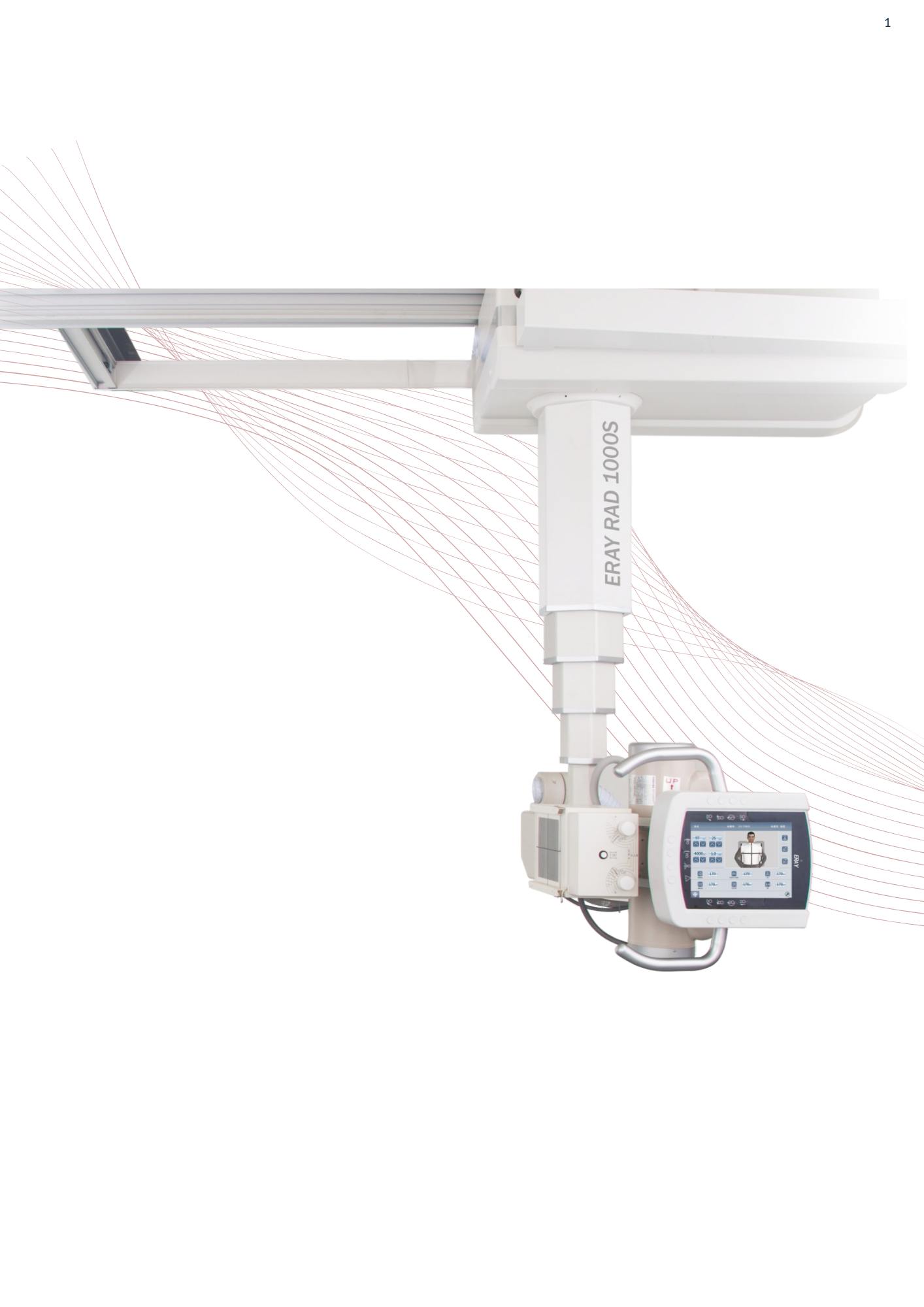Ceiling Suspended X-RAY ERAY RAD 1000S